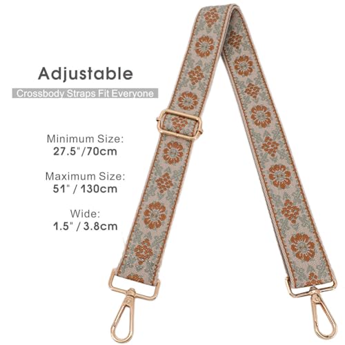Image of Replacement Purse Strap Shoulder Strap Adjustable Crossbody Strap for Women Crossbody Wide Shoulder Bag