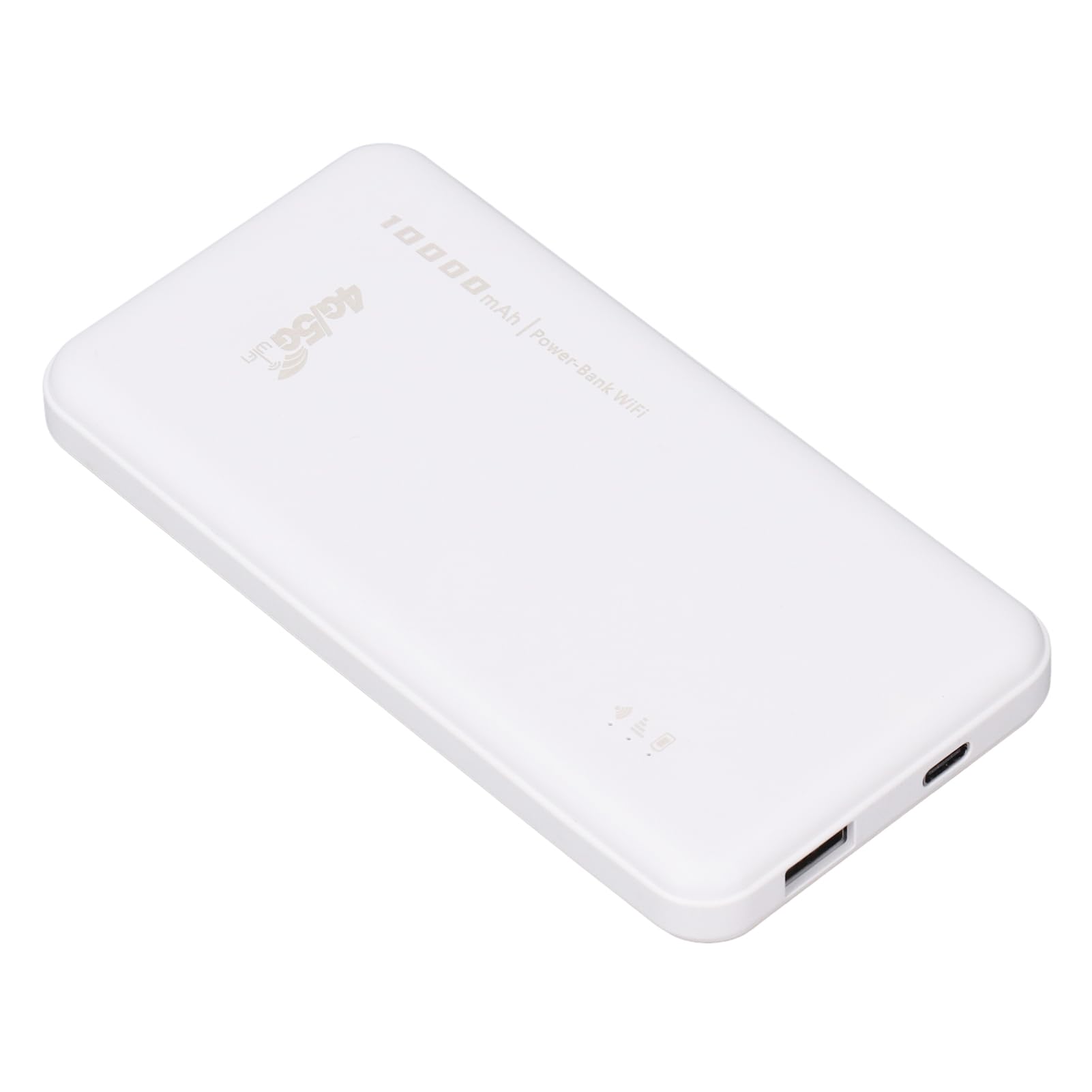 Hotspot Wi-Fi 4G LTE, Przenośny Router dla 10 Użytkowników, prędkość 300 Mb/s, Bateria 10000 MAh, Wi-Fi 802.11 B/g/n 2x2, Modem USB 4G LTE, Gniazdo SIM, Wejście USB C