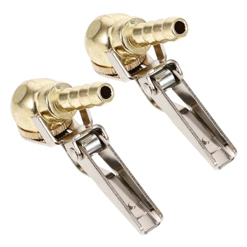 Anneome 2pcs Air Chuck for Tires Locking Tire Inflator Accessory for Cars Trucks and Motorcycles Lightweight Portable Easy Use Design for Quick Inflation