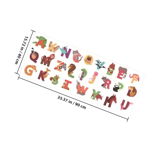 Calcomanías de Letras y Animales para Pared, Set 26 Piezas miniatura 2