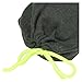 Flood Bags 2 Pcs Extended Heavy Duty Flood Control Sandbags Reusable Canvas Water Barrier for Garage Protection Drawstring Sandbag