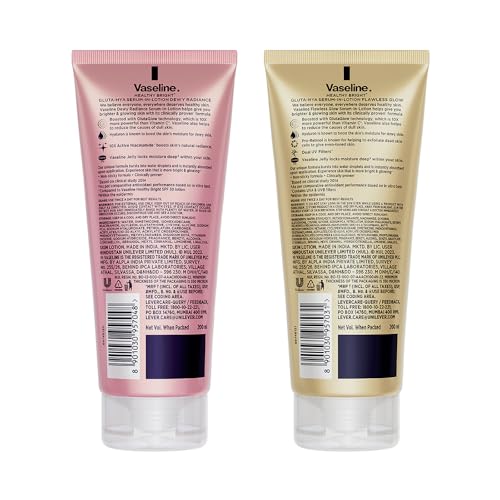 Image of Vaseline Gluta-Hya Flawless Glow, 200Ml + Gluta-Hya Dewy Radiance, 200Ml Lotion