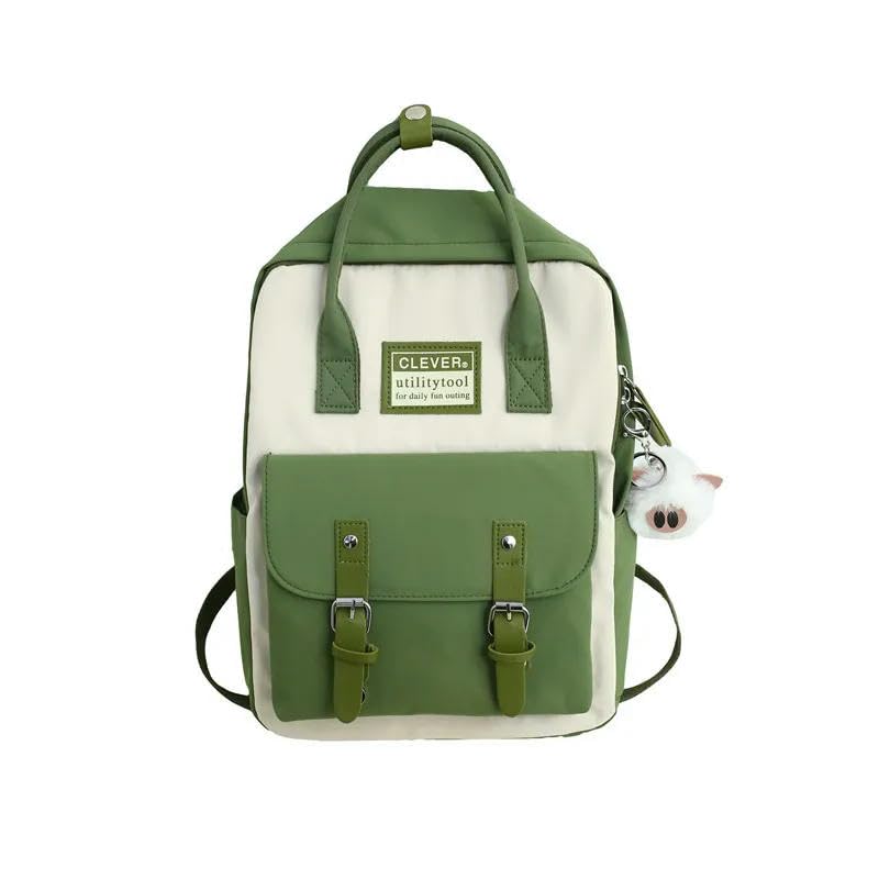 Mochila escolar de nailon para niñas y adolescentes en etapa juvenil