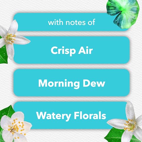 Image of Glade PlugIns Refills Air Freshener, Dewdrop Petals, Scented and Essential Oils for Home and Bathroom, 0.67 Fl Oz, 5 Count