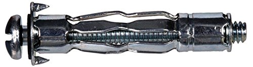 Hillman 1/8 in. Dia. x 1/8 Short in. L Stainless Steel Pan Head Hollow Wall Anchors 100 pk