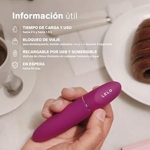 LELO MIA 3 Masajeador Personal Femenino, Vibrador Pequeño con 8 Modos de Placer y un Diseño Reducido y Actualizado (Deep Rose)