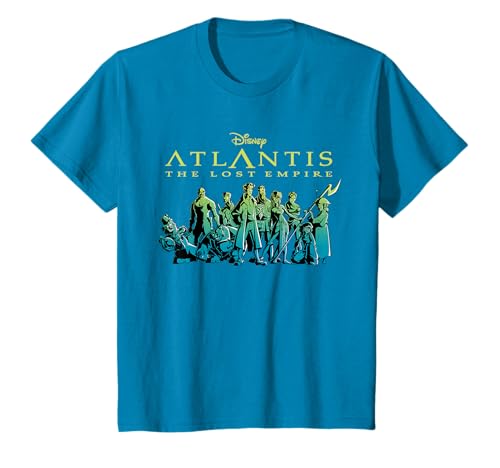 Dégradé des personnages de Disney Atlantis : L'Empire perdu T-Shirt