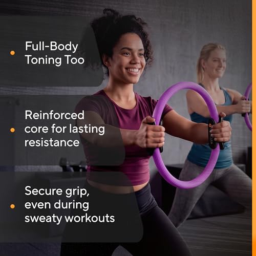 Pilates Ring Fitness Circle, Pilates Equipment Pelvic Floor Trainer Muscle Strengthener, Kegel Exerciser, Thigh Master Leg Press Machine At Home Workout Equipment for Women,Exercise Equipment for Home by MANTRA SPORTS - Image 9
