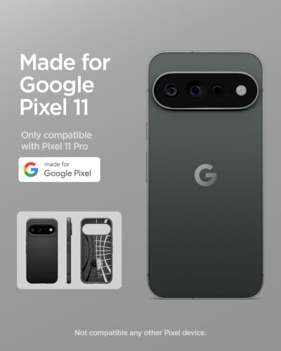 Image of Spigen Liquid Air for Google Pixel 11 Pro Case, Matte Black