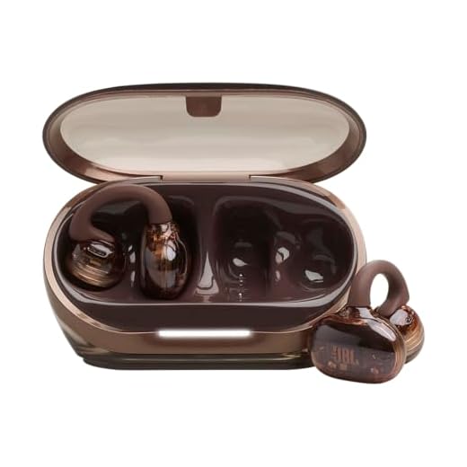 JBL Soundgear Clips, Écouteurs à Oreilles Ouvertes sans Fil, Ghost Copper
