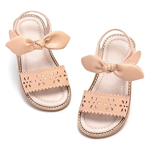 Image of GINFIVE Toddler Girls Sandals Little Girls Kids Summer Shoes Toddler Sandals