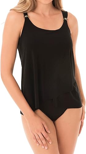 Miniatura 2 de Miraclesuit Traje de baño para mujer DD-Cup Razzle Dazzle Dazzle Underwire Bra Tankini Top Separado