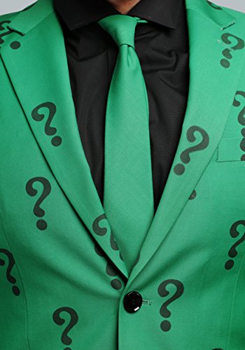 DC Comics The Riddler Suit Jacket for Men, Includes Green Blazer & Tie for Comic Con Cosplay, Halloween, & Dress-Up4