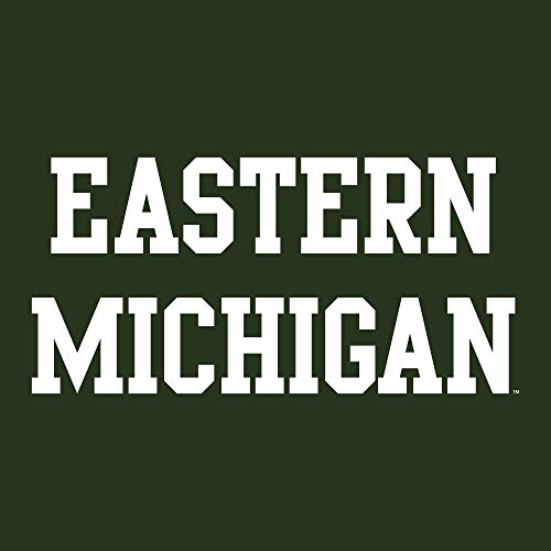 UGP-Campus-Apparel-AW01-Eastern-Michigan-Eagles-Basic-Block-CREW-SWEATSHIRT-X-Large-Forest