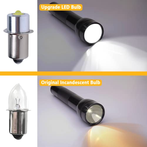 Swess Light Led Conversion Kit For Maglite Led Conversion Kit, 3W Dc 4-12V Led Flashlight Bulbs For Maglite 3-6 Cell C/D Flashlights Torch thumb #4
