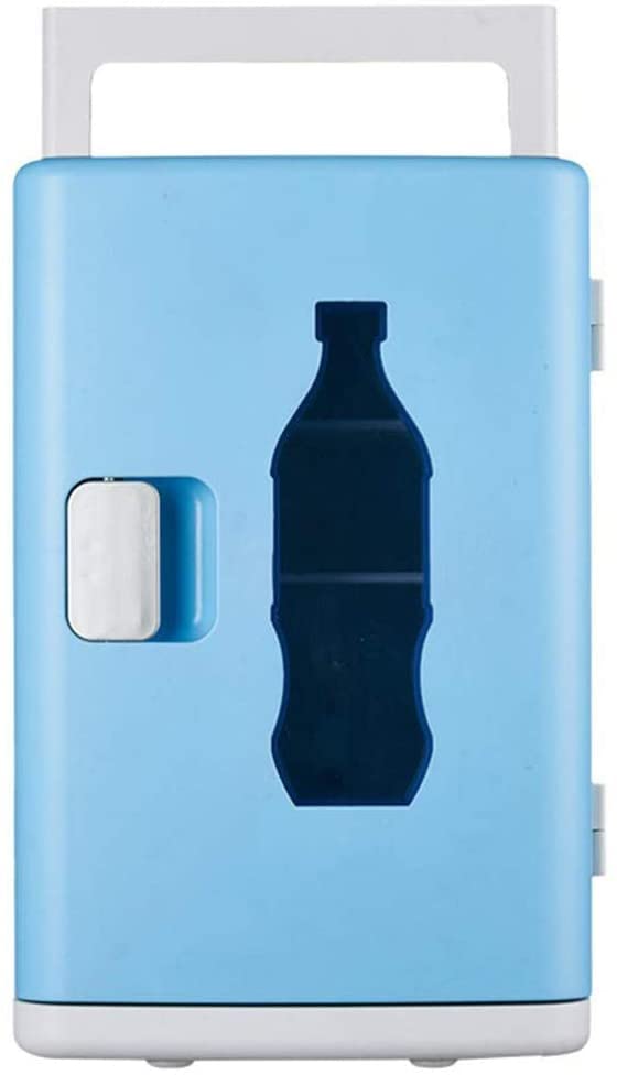 Samnuerly Frigorífico 10L Sistema termoeléctrico con adaptador AC/DC refrigeración y calefacción para viajes, picnic, camping, hogar y oficina Mini nevera