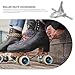 balacoo Aluminum Alloy Roller Skate Plate Trucks Replacement Accessories for Improved Skating Performance and Shock Absorption