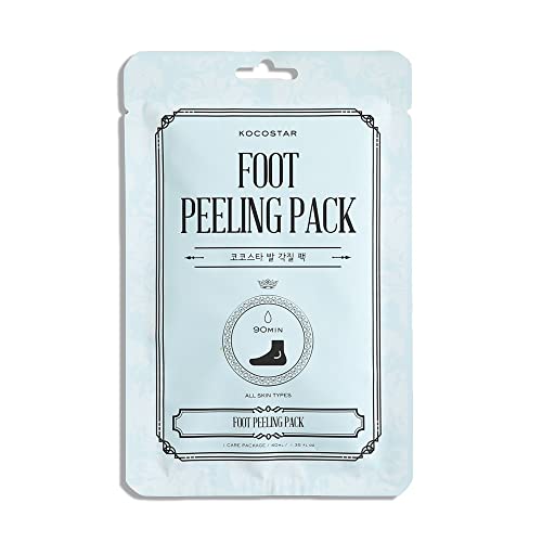 Foot Peeling Pack - Peeling de pies en formato calcetín, que exfolia, renueva e hidrata la piel. Con AHAs, ácido hialurónico y activos calmantes y refrescantes.