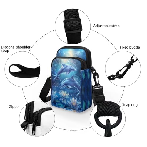 Image of Lightweight Small Crossbody Bags Cell Phone Purses Travel Pouch Shoulder Bag for Women