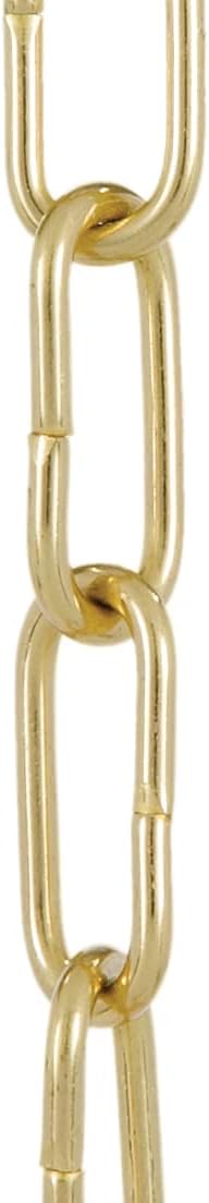 B&P Lamp® Antique Bronze 8 Gauge Straight Sided Oval Chain
