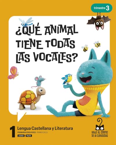Portada de Proyecto: Viaje al centro de la curiosidad. Lengua Castellana y Literatura 1. Trimestres