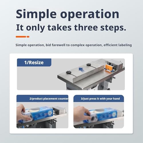 Etichettatrice - Applicatore semiautomatico ad angolo a 90° con controllo PLC, touch screen, 15-30 etichette/velocità minima, precisione ±0,5 mm per l'imballaggio