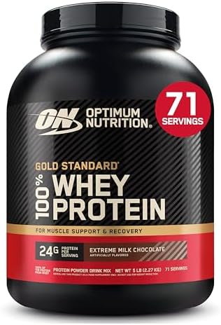 Optimum Nutrition Gold Standard 100% Whey Protein Powder, Extreme...