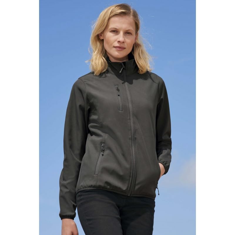 Veste softshell zippée SOL'S pour se protéger du vent frais en ville