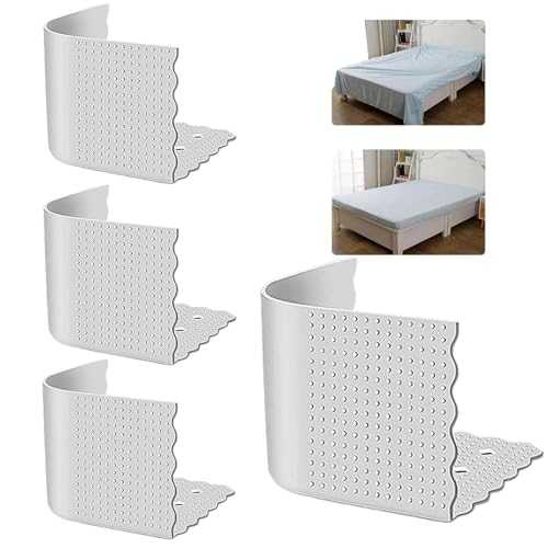 Corners, 4 soportes ajustables, 5,1 x 3,93 pulgadas. correas para la cama, hojas de cama para guardar y mantener las camas para el hogar