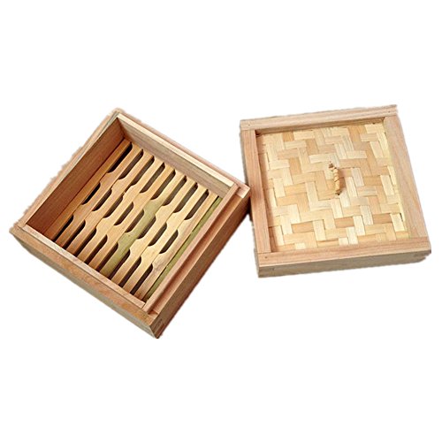 Square bamboo steamer Steamed bun household commercial cage Small dumplings dedicated Cooking food pot