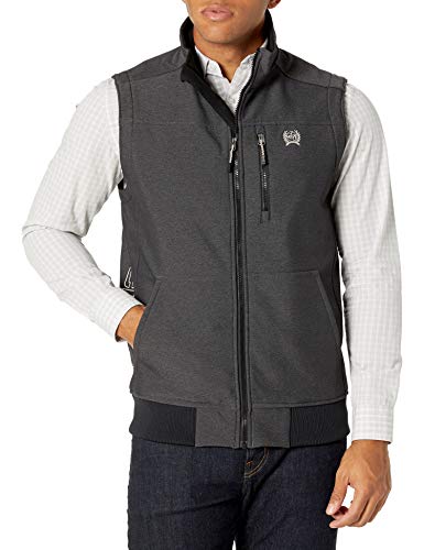 Cinch Men's Concealed Carry Bonded Vest, Black, M