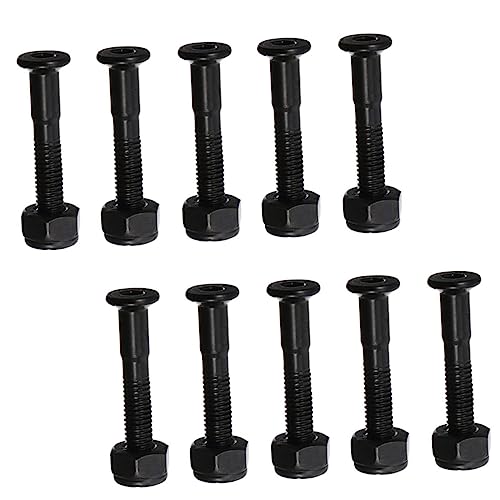 GRIRIW 40Sets Skateboard Mounting Hardware Kit Screws and Nuts for Trucks Durable Bolts for Secure Attachment for Skateboarding Enthusiasts