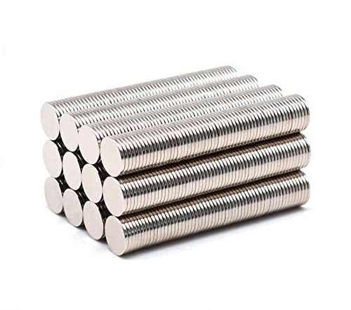 RarEarMag Refrigerator Round Small Magnets Powerful Permant Disc 10mm x 0.8mm Neodymium Magnet for Hold Tools, Hang, Pickup Screws, Classroom, DIY, Home Application (100)