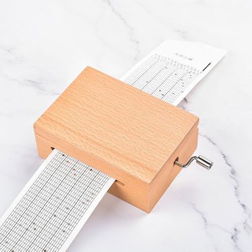 Caja de música de manivela de 15 notas para componer canciones en casa 6