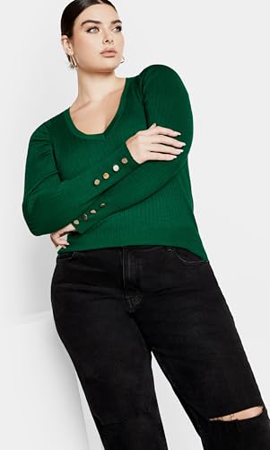 Image of City Chic Women's Plus Size Rebel Rock Sweater
