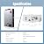MECUTP 20L LPG Propane Gas Hot Water Heater, 5.28 GPM Outdoor Tankless Water Heater Instant Boiler Digital Display with Shower, Overheat Protection, for Camping Trips Boat Cabins