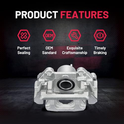Image of BDFHYK 19-B3824 19-B3825 Rear Disc Brake Caliper Assembly Compatible with Honda Pilot 2009 2010 2011 2012 2013 2014 2015 3.5L V6, GAS 2pcs