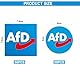 100 Stück AFD Logo Aufkleber, AFD Logo Sticker 4.5cm Rund und 7.5cm Quadrat, AFD Politik Sticker, Afd Fanartikel, Hohe Qualität, für Auto Fenster Kfz Motorrad Laptop