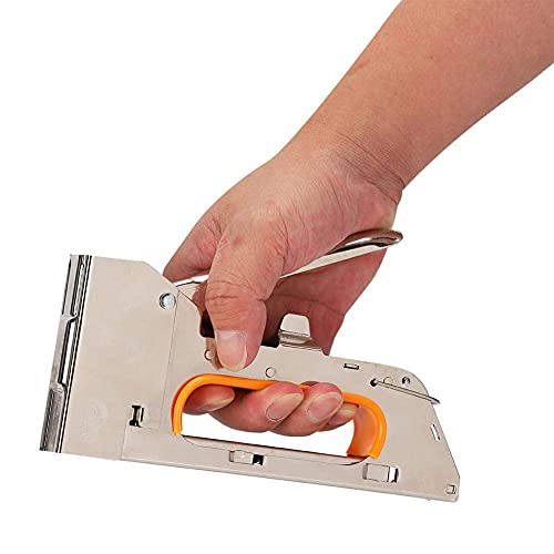 Hochleistungs Heftpistole Manueller Nagler Rahmen Hefterpistole Handbetriebenes Nagelwerkzeug U Typ Ergonomisch für Leinwand/Verband