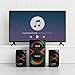 Boytone BT-326F, 2.1 Bluetooth Powerful Home Theater Speaker System, with FM Radio, SD USB Ports, Digital Playback, 40 Watts, Disco Lights, Full Function Remote Control, for Smartphone, Tablet., Black