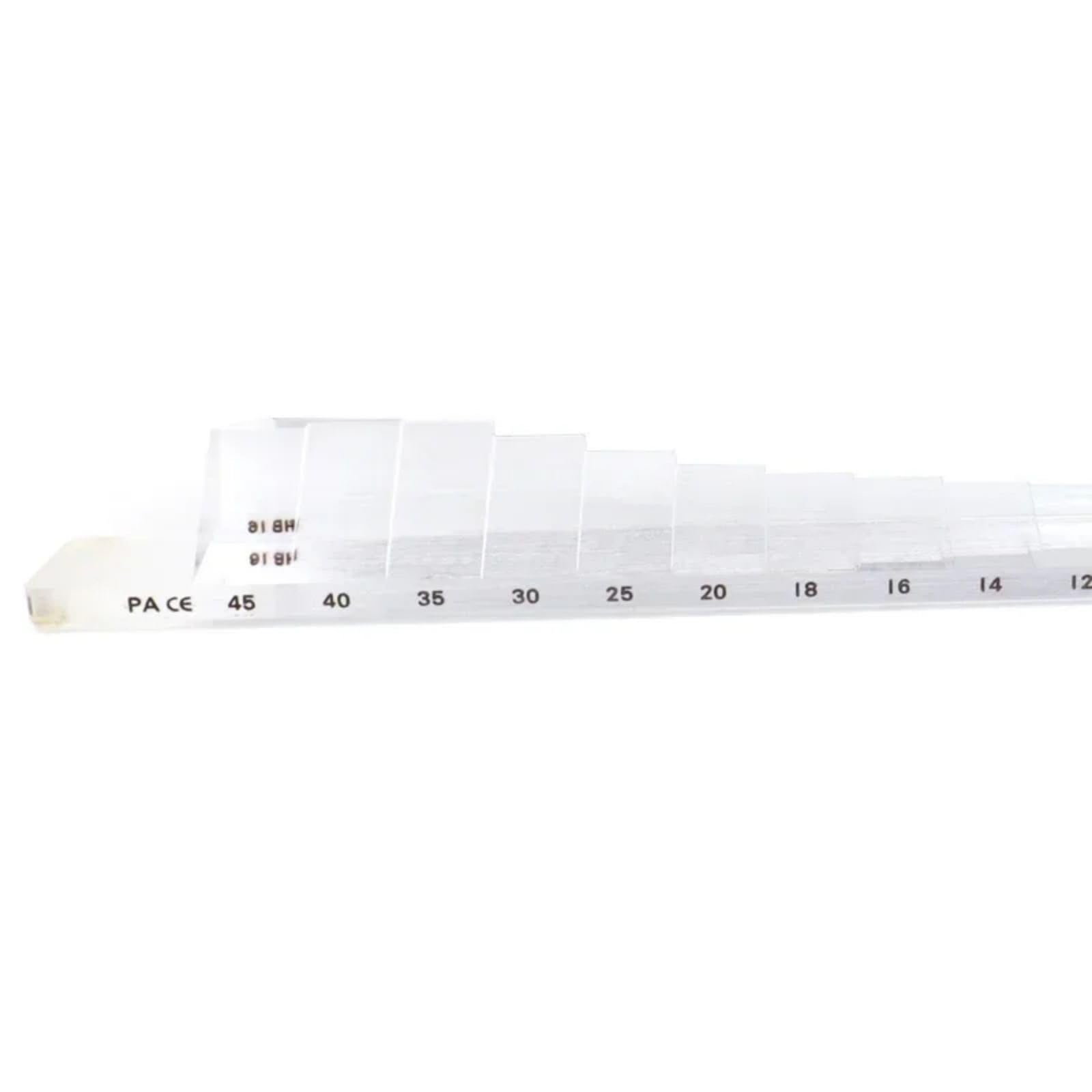 Equipo óptico oftálmico horizontal 16 tiras prismáticas kit de protección ocular con bolsa de piel para pruebas de hospital y centro de optometría
