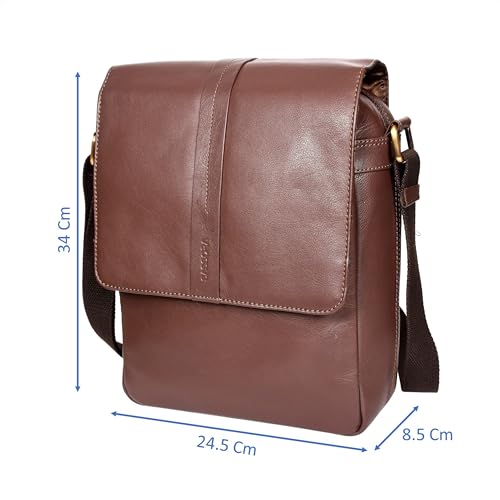 Image of Sassora Genuine Leather Men's Everyday Crossbody Bag /Sling