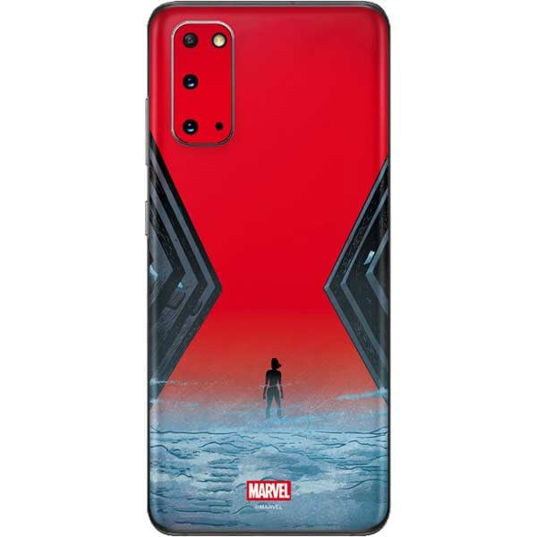 Skinit Decal Phone Skin Compatible with Galaxy S20 - Officially Licensed Marvel Black Widow No More Secrets Design