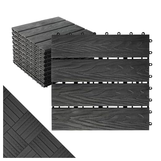 Durable Outdoor Composite Deck Tiles for Patios