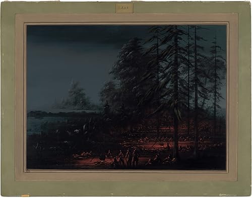 Toile Murale George Catlin Idée Déco Salon Ambiance Voyage Ethnique 60x90cm