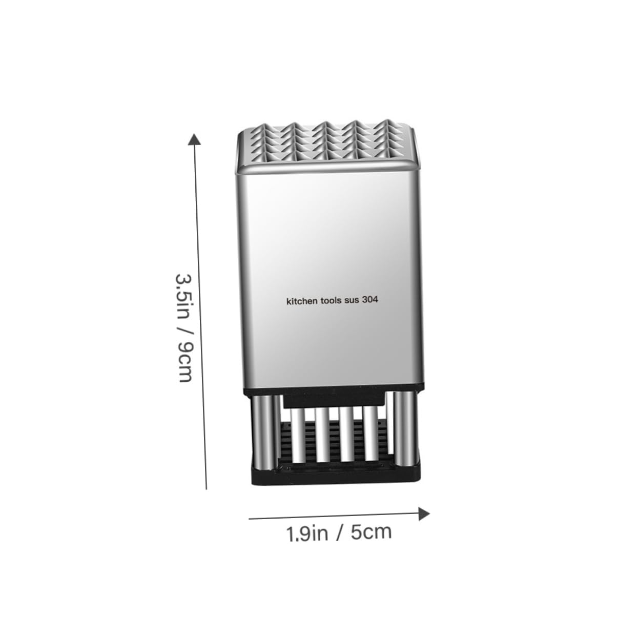 OKUMEYR Stainless Steel Meat Tenderizer Mallet Dual Sided Meat Pounder Tool for Kitchen Versatile Meat Hammer for Chicken Steak and More Kitchen Accessory