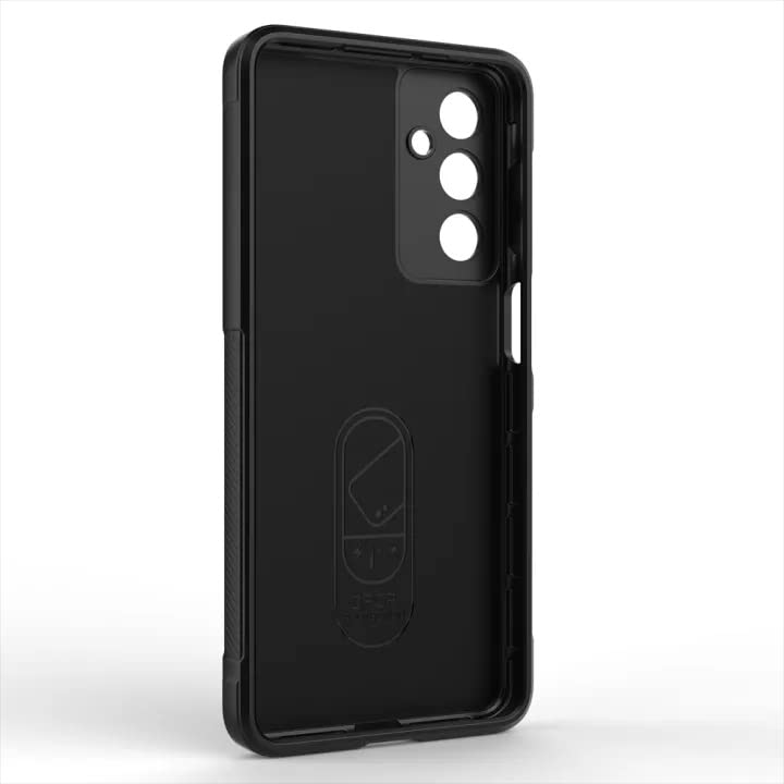 Image of Spazy Case Samsung Galaxy F15 5G / M15 5G Back Cover | Rubber Case with Soft Silicone + Smooth Surface Protective Back Cover for Samsung Galaxy F15 5G / M15 5G - Black