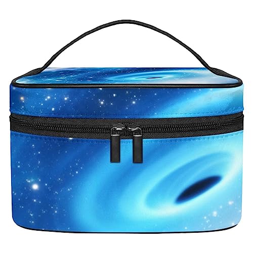 Trousse de voyage pour femme Galaxie Bleue pour ne plus jamais renverser son maquillage