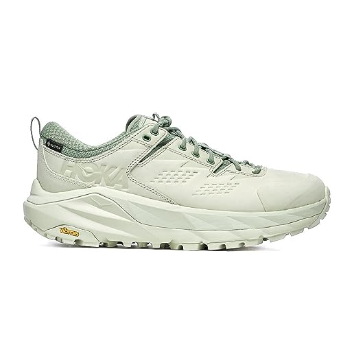 HOKA ONE ONE KAHA Low GTX, Scarpe da Escursionismo Unisex-Adulto, Celadon Tint/Basil, 41 1/3 EU