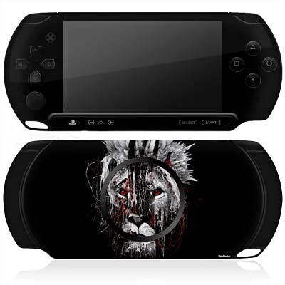 Autocollant PSP Street E1004 film de protection DeinDesign anti-rayure motif Lion Noir